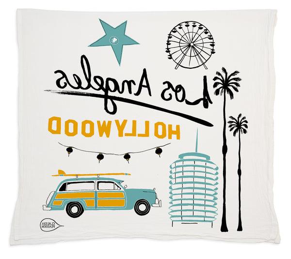 Los Angeles Tea Towel